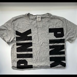 Women’s PINK VS Cropped Tee